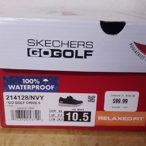 NWT " Skechers" Go Golf Drive 6 Men's Waterproof Golf Shoes Sizes 10.5, 11 or 12 - Picture 6 of 8